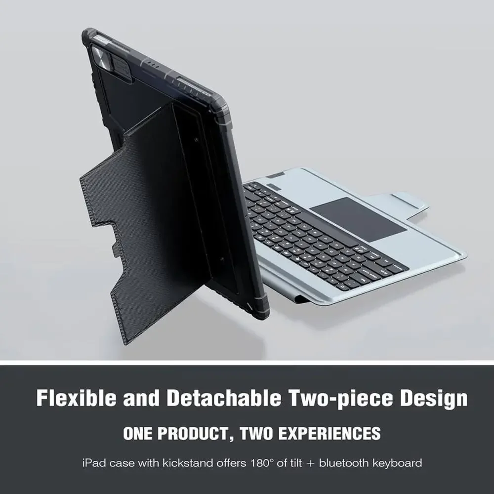 Nillkin IPad Pro 13 Inch Case With Keyboard M4 2024, Slide Camera Cover,